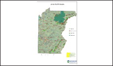 This is the Ohio River Basin Map in Pennsylvania.